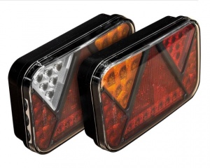 Led Tail Lamp pair with Led Control System 12v